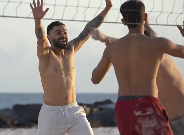 Virat Kohli and Rinku Singh Flaunt Abs