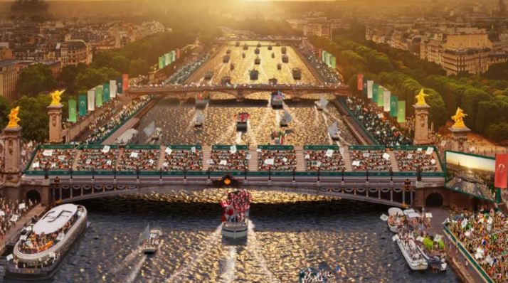 Opening Ceremony at the 2024 Paris Olympics